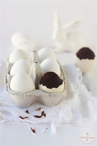 Brownies w skorupce - wielkanocne jajeczka czekoladowe